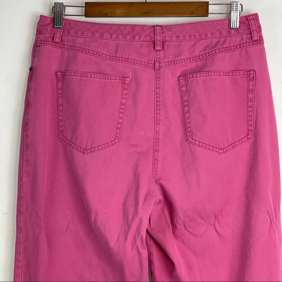 Charter Club Pink Khaki High Waisted Pants EUC Size 10 - Picture 5 of 7